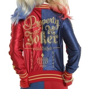 Suicide squad Harley Quinn hot topic bomber jacket